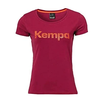 Afbeelding van Kempa Graphic T shirt voor meisjes, dansshirt, Donker rood