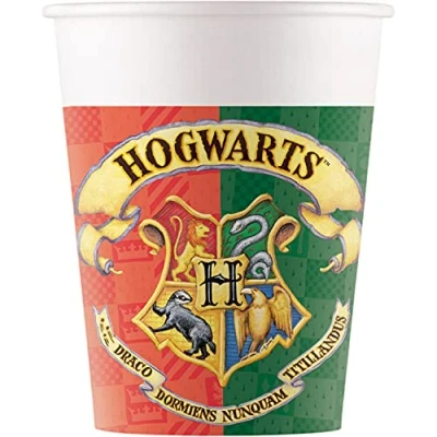 Afbeelding van Harry Potter bekers 200ml 8 stuks
