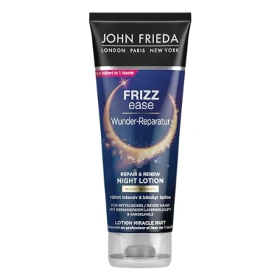 Afbeelding van John Frieda Wunder Reparatur nacht Haarlotion, inhoud: 100 ml, serie Frizz Ease voor medium en dik haar, verzorgt intensief in 1