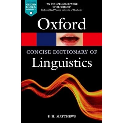 Afbeelding van Concise Oxf Dictionary Of Linguistics 3E
