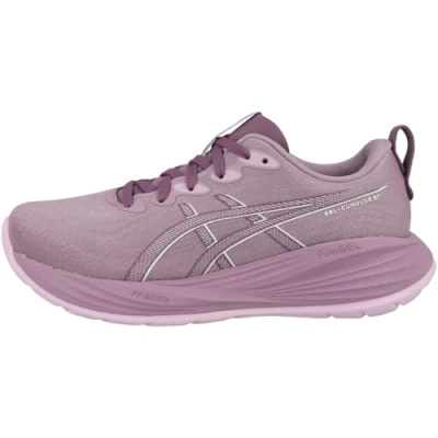 Afbeelding van Asics Gelcumulus 27 Hardloopschoenen voor op de weg, Dames, Maat: 42, ube light Kunststof