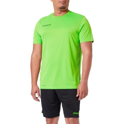 Afbeelding van Uhlsport Score Sporttenue Korte Mouw Heren Fluo Groen / Zwart Maat: 2XL