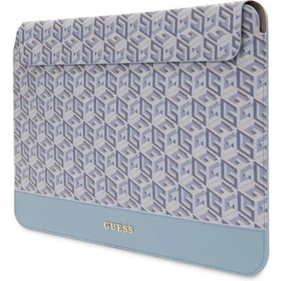 Afbeelding van Guess G Cube Sleeve voor o.a. Apple MacBook (13&quot;/14&quot;) Blauw
