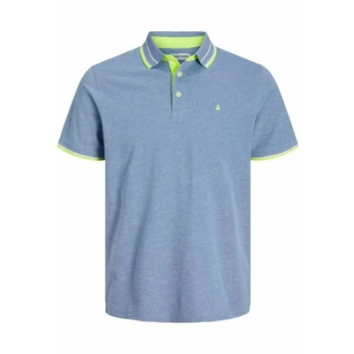 Afbeelding van Jack &amp; Jones Epaulos SS NOOS Poloshirt, Heren, Maat: Medium, Sailor blue