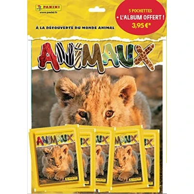 Afbeelding van Panini Dieren 2022 5 hoezen + gratis album 004446SPCFGD, willekeurig