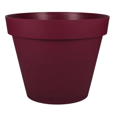 Afbeelding van Bloempot Ecolux Donkerrood Ø 60 cm Plastic Cirkelvormig Modern