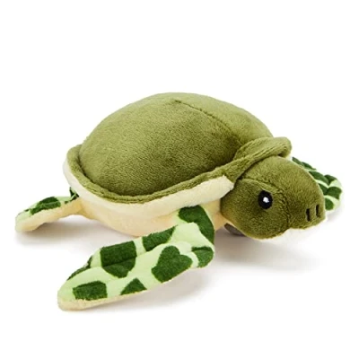 Afbeelding van Zappi Co Zacht en knuffelig pluche dier voor kinderen, ideale metgezel kinderen pasgeborenen (12 15 cm) (schildpad)