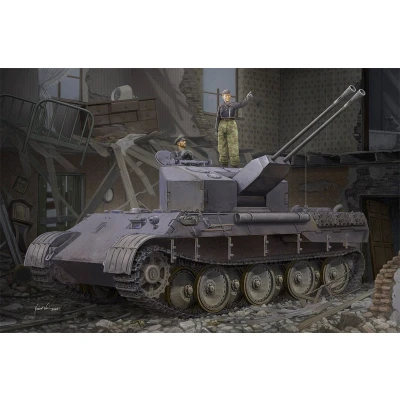 Afbeelding van 1:35 HobbyBoss 84535 German Flakpanzer V Ausf.A Plastic Modelbouwpakket