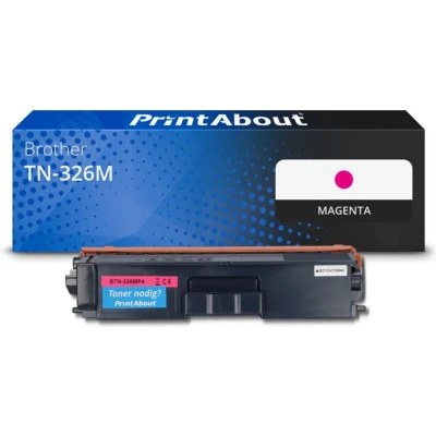 Afbeelding van Huismerk Brother TN 326M Toner Magenta Hoge capaciteit