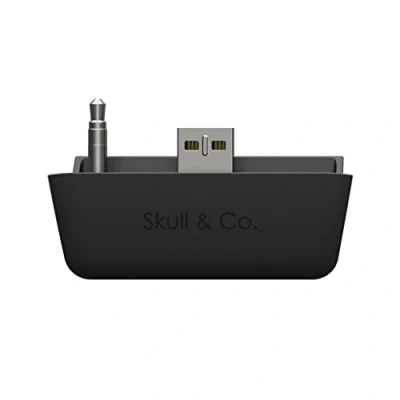 Afbeelding van Skull &amp; Co. AudioBox Draadloze Audio Zender Adapter Bluetooth 5.0 Low Latence voor Xbox (XSX/XSS/Elite) Controllers Zwart