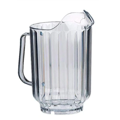 Afbeelding van APS Pitcher, diameter 13 cm, hoogte 21 inhoud 1,5 liter, bierpul, limonadekaraf, waterkaraf, kunststof karaf, transparant