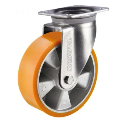 Afbeelding van Zwenkwiel met rem 200 mm rubber TARSUS