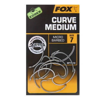 Afbeelding van Fox Edges Armapoint Curve Shank Medium Micro Barbed (10 pcs) Maat : 6