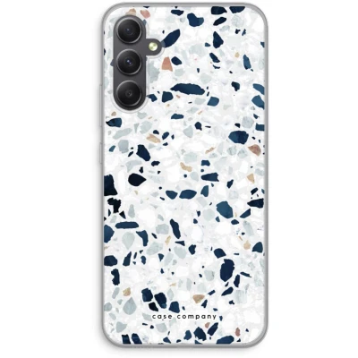 Afbeelding van Case Company® hoesje geschikt voor Samsung Galaxy A34 Terrazzo N1 Soft Cover Telefoonhoesje Bescherming aan alle Kanten en Schermrand