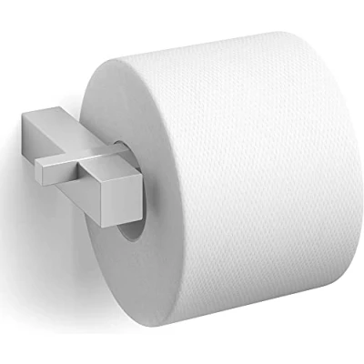 Afbeelding van Zack Carvo toiletrolhouder 16,5x2,6x10cm Mat Gesatineerd RVS