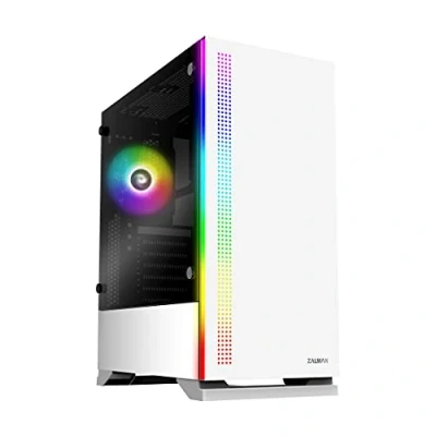 Afbeelding van Zalman S5 WHITE computerbehuizing Midi Tower Wit