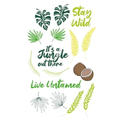Afbeelding van Sizzix Clear Stamps by Catherine Pooler Stay Wild (18pcs) (666660)
