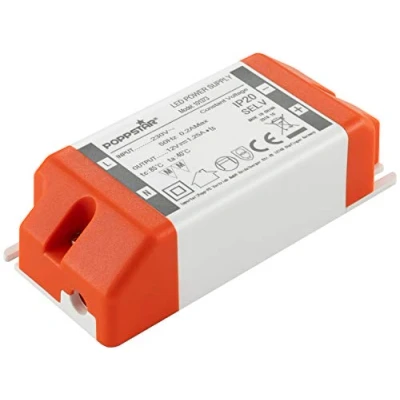 Afbeelding van Poppstar LED Trafo transformator 230 V AC / 12 DC 1,25 A 15 W (watt)