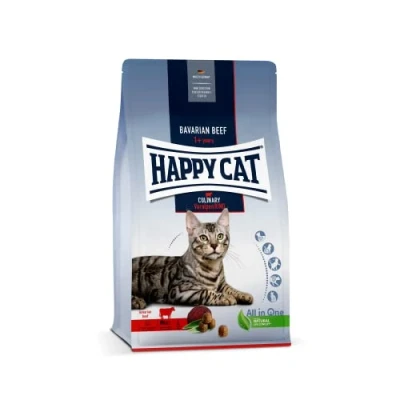 Afbeelding van Happy Cat Culinary Adult Rund Kattenvoer Dubbelpak: 2 x 1,3 kg