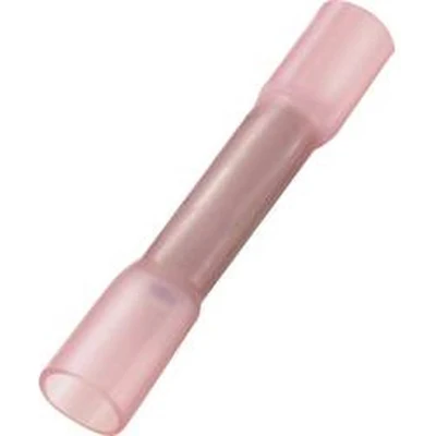 Afbeelding van TRU COMPONENTS 739114 Stootverbinder Met krimpkous 0.50 mm² Volledig geïsoleerd Rood 50 stuk(s)