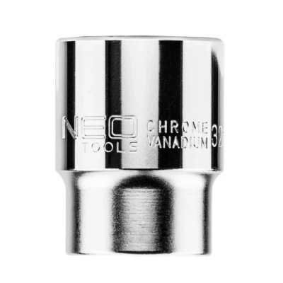Afbeelding van NEO TOOLS 08 325 Steeksleutelelement 3/4 3124 32 mm Chroom vanadium staal Twaalfkant