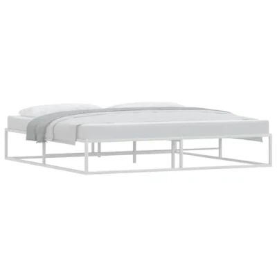 Afbeelding van vidaXL Bedframe zonder matras 200x200 cm wit