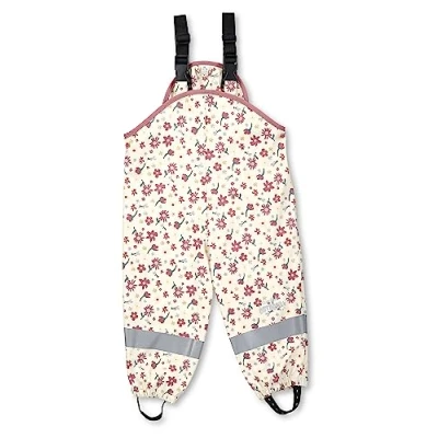 Afbeelding van Sterntaler Flowers Regenbroek voor kinderen, Maat: 128, Light rose