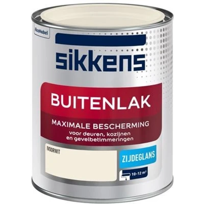 Afbeelding van Sikkens Buitenlak Verf Zijdeglans Ivoorwit 750 ml