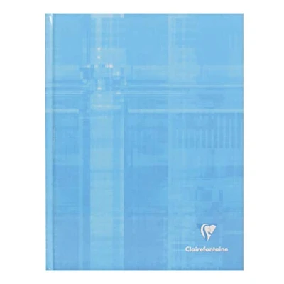 Afbeelding van Clairefontaine 9842C Notitieboek, gebroken brochure, stijf, 17 x 22 cm, 192 pagina&#039;s, kleine ruiten, wit papier, 90 g, envelop met gelamineerde kaart, willekeurige kleur