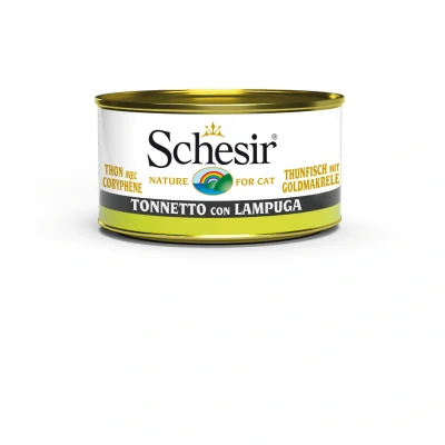 Afbeelding van Schesir Kat Blik Ocean Kattenvoer Tonijn Makreel 85 g