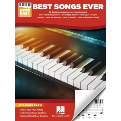 Afbeelding van Best Songs Ever Super Easy Piano Songbook