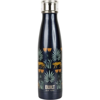 Afbeelding van Built New York Dubbelwandige Drinkfles RVS, 0.5 L, Leeuw