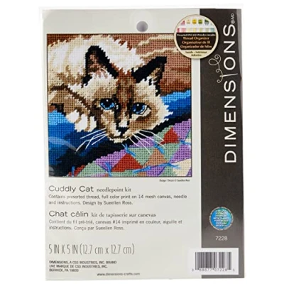 Afbeelding van Cuddly Cat borduurpakket