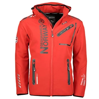 Afbeelding van Geographical Norway Rainmen Herenjas, Rood/Zwart