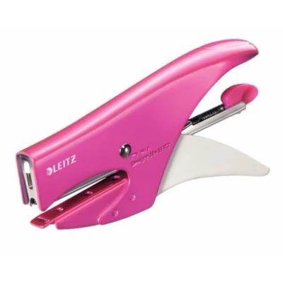 Afbeelding van Leitz 5547 nietje, 15 vellen, metallic roze