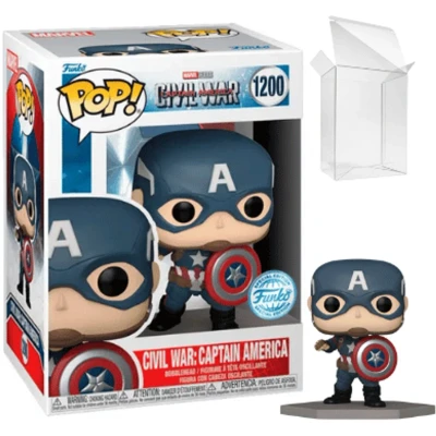 Afbeelding van Funko Pop! Marvel: Captain America: Civil War (Build A Scene) America Exclusive