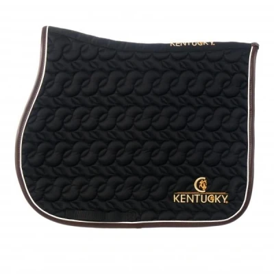 Image de Kentucky Tapis de Selle Black/White/Brown Full