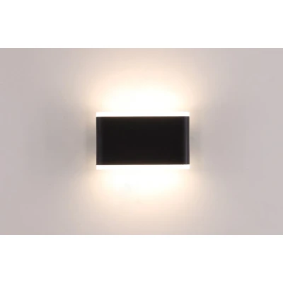 Afbeelding van Buiten wandlamp LED zwart up / down