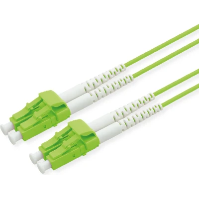 Afbeelding van ROLINE glasvezelkabel 50/125µm OM5, LC/LC, LSOH, Verliesarme stekker, groen, 20 m