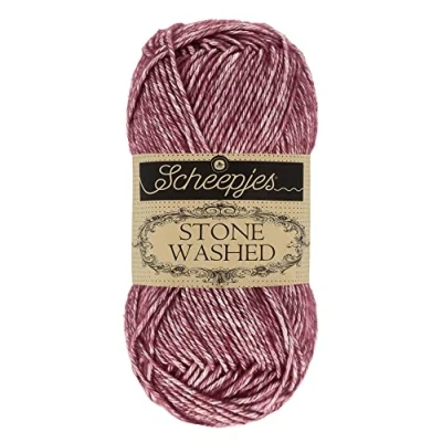 Afbeelding van Scheepjes Stone Washed 50 gr 810 Garnet