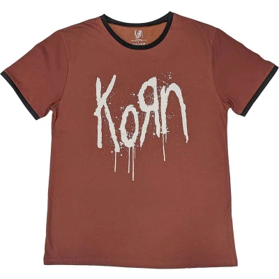Afbeelding van Korn Logo Heren T shirt L Rood