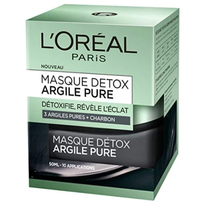 Afbeelding van L&#039;Oréal Paris Ontgiftigend Gezichtsmasker, Pure Klei, 50 ml