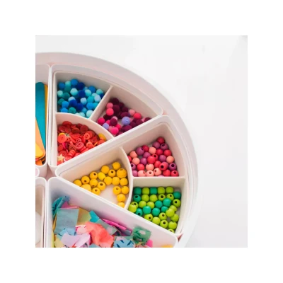 Afbeelding van Inspire My Play 3 compartimenten voor sorteren en organiseren van siliconen Compatibel met sensorische lade Tufsteen dienblad accessoires Vroege ontwikkeling activiteit speelgoed