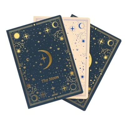 Afbeelding van Grupo Erik Set van 3 astrale notitieboeken A5 notitieboek, reisdagboek, receptenboek, notitieboek