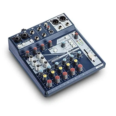 Afbeelding van SoundCraft Notepad 8FX Console mengpaneel Aantal kanalen:8 USB aansluiting