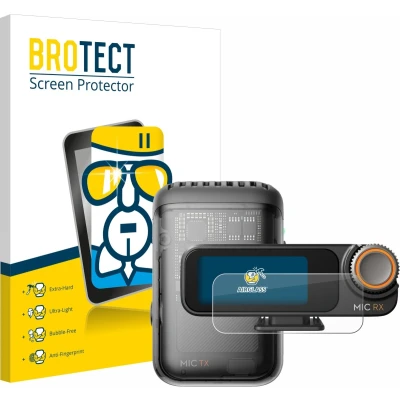 Afbeelding van BROTECT Screenprotector voor DJI Mic 2 (Receiver) Folie Beschermfolie Beschermglas transparant