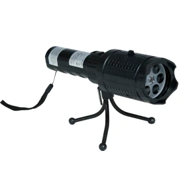 Afbeelding van Fiestas Guirca Halloween LED projector met tripod 22 cm oplaadbare batterij via USB Decoratie Versiering
