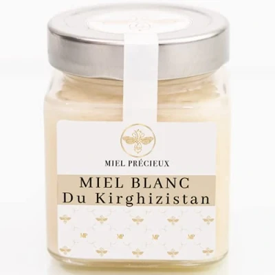 Image de Miel Précieux Blanc du Kirghizistan d’apiculteurs 100% pur et naturel 250g