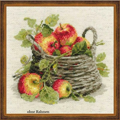 Afbeelding van Riolis borduurpakket Ripe Appels 1450