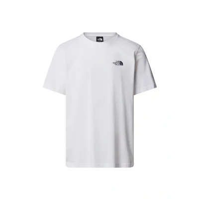 Afbeelding van The North Face Vertical LOGO TEE Tshirt print, Heren, Maat: Medium, Tnf white